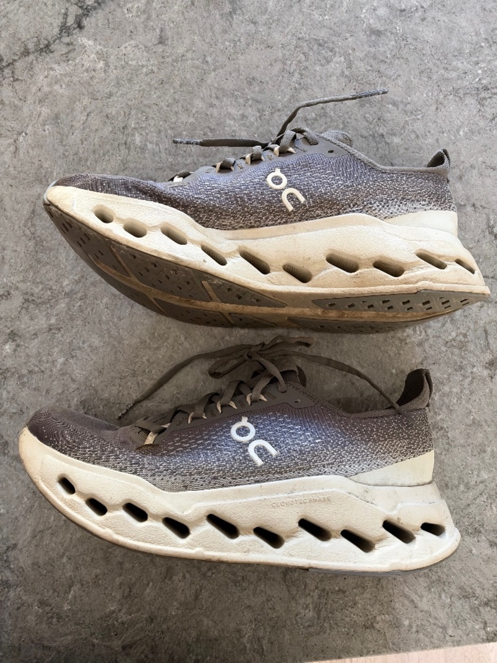 on running Cloudsurfer Max Wide Olive size 10.5 mens
